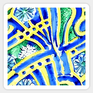 Abstract Majilica pattern Sticker